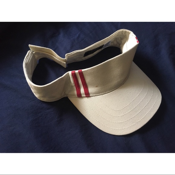 Minimal Sporty SONOMA Visor Off White Red Stripes - Picture 3 of 4